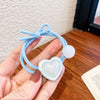 Blue love hair tie