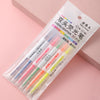 6 packs double head monochrome 6 colors