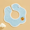 Coral fleece bib blue tiger
