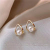 Pearl earrings [925 silver needles]