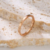 20-c-9 rose gold etched roman numerals 2mm / number 6