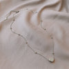 A【9205】heart-shaped necklace steel color