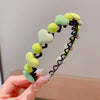 Green heart headband