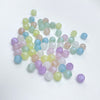 11mm frosted pumpkin mixed color