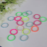 Children's small basic hair ring 2cm hair rope base tie hair tie hair without hurting hair baby girl rubber band