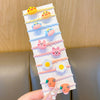 Little yellow duck series 10-piece hair rope