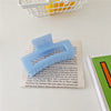 6# jelly blue square clip
