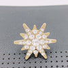 Golden white diamond