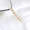 Pearl diamond spacer clip