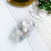 Bear bracket-snowflake cloud-glitter bear-transparent