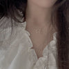Gold butterfly necklace
