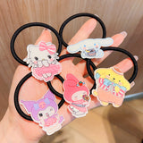 New big cartoon hair clip head rope hair ring tie hair bracelet dual-purpose rubber band cute baby headwear hair accessories wholesale