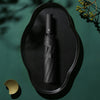 Business black-12 bone black glue (automatic) / three folding umbrella series