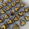 1# [love three-dimensional bronze] / 19mm【weight 2g】