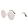 Gold frame purple film