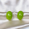 C-shaped green silver needle