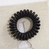11 matte black hair ring