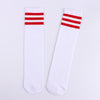 Red strips on white background [2 pairs] / height below [115cm]: [s size]