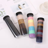 Canned not hurt hair head rope female elastic good rubber band coffee color simple hair rope new high ponytail hair rope baby headdress