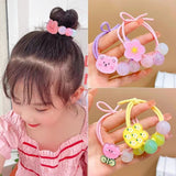 Korean version of children's cartoon hair rope baby does not hurt hair small rubber band tie hair little girl hair circle ponytail head rope hair rope