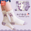 Purple girl [skin-friendly fabric] / [0-2 years old] recommended shoe size 15-17 yards