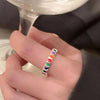 Striped colorful ring