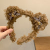 Brown bell headband