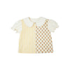 Striped floral shirt / 80cm