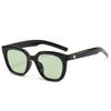 Black frame green film