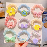 Korean version of children's hair tie rubber band cute girl large intestine hair circle head rope baby does not hurt hair elastic good hair rope