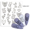 Yzw3537 / water stickers