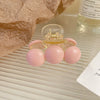 Pink medium [independent beads, non-siamese beads]