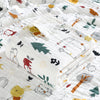 Animal forest / six layers of high density 110*110cm (stretched size)