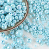 Sky blue (50g) / 6mm/aperture: 2mm500psc/bag/50g