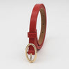 Red (1.3 wide oval gold buckle yp) / 105cm long