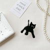Transparent bracket-black series-black cat