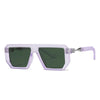 Purple frame dark green film