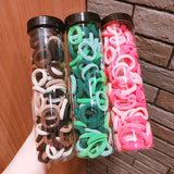 Children's small rubber band does not hurt good elasticity candy color towel hair ring ring ring baby tie hair head rope hair accessories