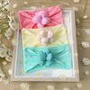 Pink beige mint green