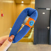 Large cotton-filled fabric bb clip (royal blue)