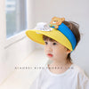 Yellow [1076] with windproof rope / head circumference 49-54cm/reference age 2~12 years old - one size fits all