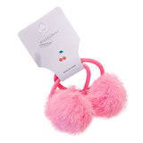 Autumn and winter children's cute plush ball head rope 2021 new cartoon hair rope baby rubber band hair circle headdress