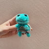Little turtle brooch clip-blue