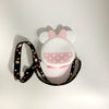 Mini back pink and white