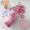 6# pink small hair circle [100 pieces]