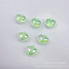 Green luminous starry sky heart
