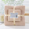Coffee color / towel 35*75+ bath towel 70*140