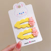 A pair of yellow with accessories (individual card packaging)