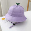 Purple-grass little yellow hat (cloth) / head circumference 50cm