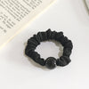 Glossy round beads - black